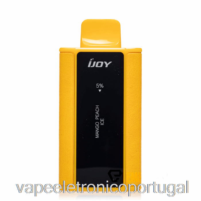 Vape Eletrônico Ijoy Capitão 10000 Descartável Manga Pêssego Gelo